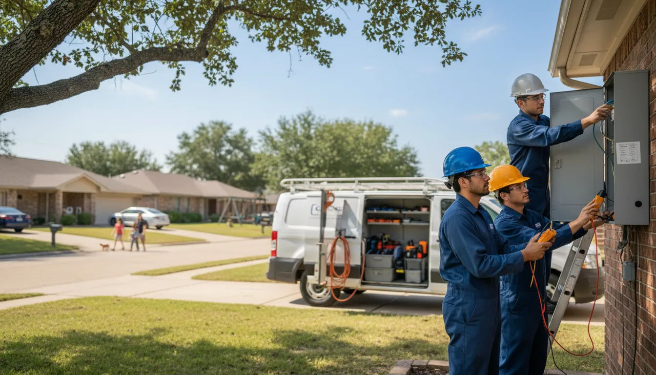 Certified electrician providing emergency electrical services in Gautier, MS